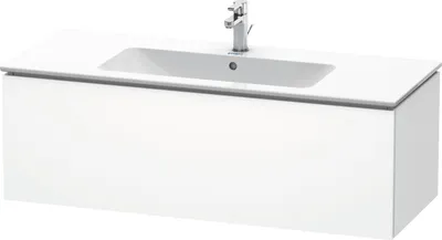 Produktbild von Waschtischunterbau L-CUBE 1220x481x400mm weiß matt weiß matt