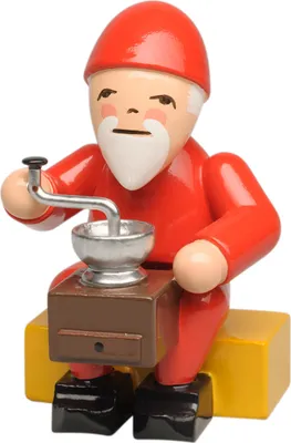 Produktbild von Wendt & Kühn 'Heinzelmännchen mit Kaffeemühle - 5cm'