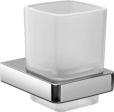 Immagine prodotto di Porte-verre tendance emco, verre cristal satiné, chromé, 022000100, 022000100