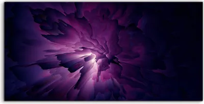 Produktbild von Coloray Acrylbild 100x50  Wandbild Acrylbilder Foto Abstrakte violette Aquarellfarbe