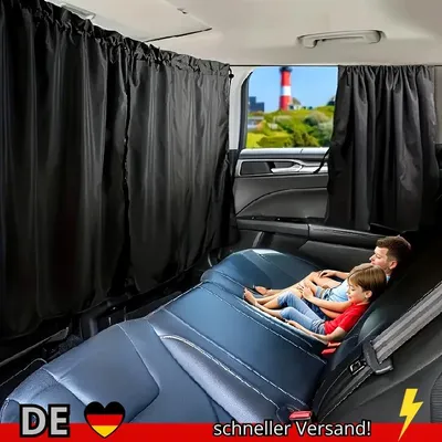 Produktbild von Auto Sonnenschutz Vorhänge 4er Set Sichtschutz Reise