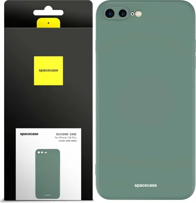 Image de Coque en silicone SPACECASE pour iPhone 7/8 Plus Vert