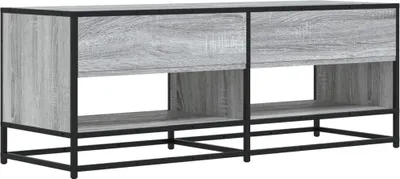 Obrázek produktu pro vidaXL TV skříňka Grey Sonoma 120,5x40x46 cm Materiál na bázi dřeva a kovu