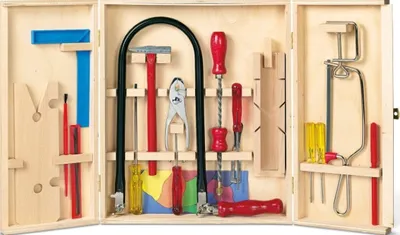 Image de Peter Bausch PEBARO Qualitäts-Laubsägeschrank, 24 Teile 407V