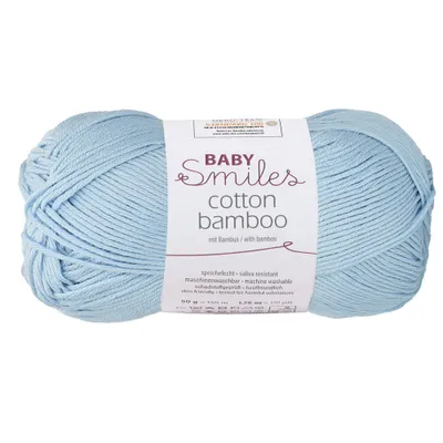 Produktbild von Schachenmayr Baby Smiles Baumwolle Bamboo, 50g Hellblau Handstrickgarne