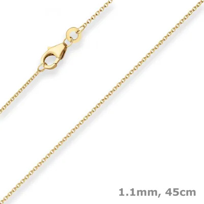 1-1mm-Rund-Ankerkette-aus-375-Gelbgold-45cm