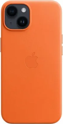 Immagine prodotto di Apple iPhone 14 (MPP83ZMA) Custodia in pelle MagSafe Arancione Neu