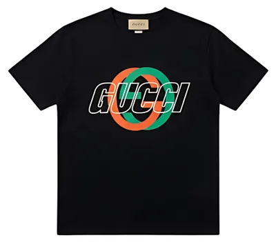 Produktbild von Gucci Baumwolle Jersey Printed T-Shirt Black G-Print S