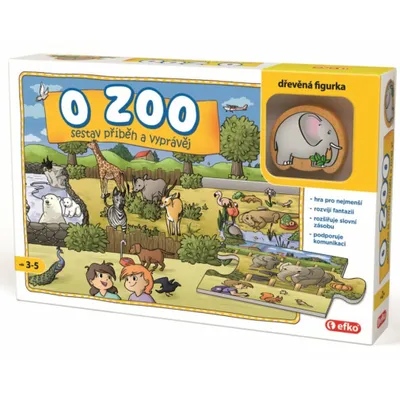 Imagen del producto de EFKO: Rompecabezas narrativo sobre el zoológico, 9 piezas