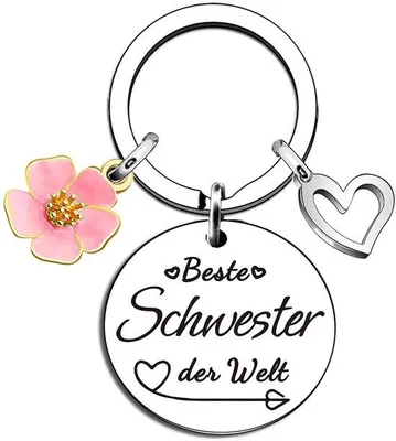Produktbild von EFNHJF5 Geschenk für Frauen – Personalisierter Schlüsselanhänger Dankeschön-Geschenke für Mutter, Freundin, Tante, Schwester und Kollegin, Geschenke zum Geburtstag, Muttertag, Hochzeitstag, Weihnachten