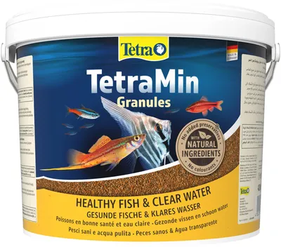 Productafbeelding van TetraMin Granules: Zinkende visvoer voor de middelste waterlaag, emmer van 10 liter