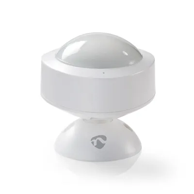 Produktbild von Nedis SmartLife-Bewegungssensor - Batteriebetrieben / Netzstromversorgung - Detektorwinkel: 120 ° - Erfassungsbereich: 10.0 m - Weiss