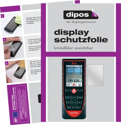 Produktbild von 3x Schutzfolie für Leica DISTO 510 klar Displayschutzfolie Folie Display Schutz dipos