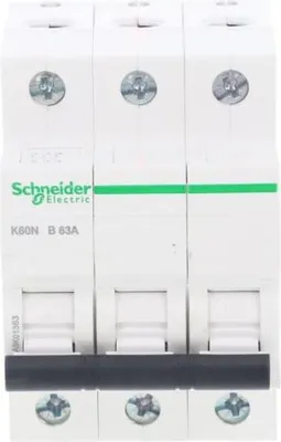 Image de Disjoncteur de protection de ligne K60N-B63-3 pôles