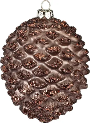 Produktbild von Christbaumschmuck Glas Zapfen 8cm Elegant Lounge