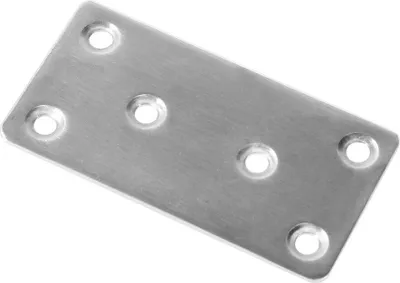 Produktbild von Edelstahl Lochblech Blech Lochplatte Holzverbinder Flachverbinder Verbinder 80x40mm