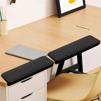 Immagine prodotto di Supporti per polsi a forma di L per tastiera, realizzati in memory foam antiscivolo