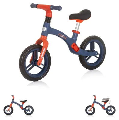 Obrázok produktu pre Chipolino balančný bicykel Zig Zag 12 palcov, výškovo nastaviteľné sedadlo EVA pneumatiky od 3 rokov modrá