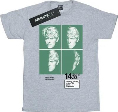 Produktbild von David Bowie - "1983" T-Shirt für Herren BI20986 (S) (Grau)