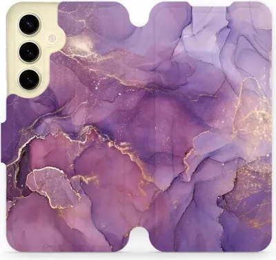 Produktbild von Handyhülle mit klappe für Galaxy S24, Mobiwear Book, Violett