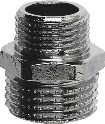 Produktbild von Cornat Reduziernippel messing verchromt 1/2 x 3/8 Außengewinde