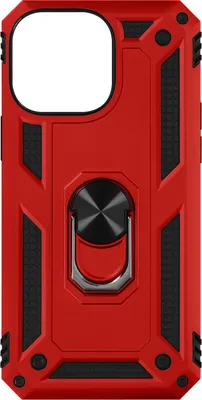 Produktbild von Avizar, Schutzhülle mit Ring-Halterung für Apple iPhone 14 Pro Max, Rot