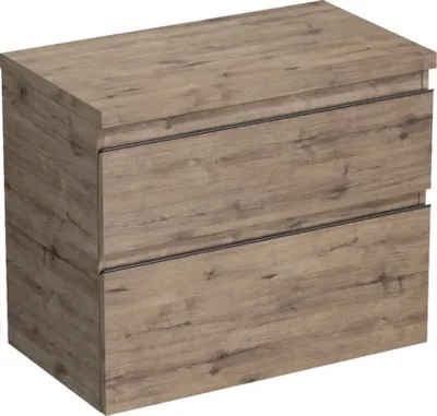 Obrázok produktu pre Skrinka pod umývadlo Jungborn TRENTA dub wellington 76,7 x 64,6 x 44,5 cm