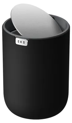 Produktbild von EKO Fandy Mini Tischmülleimer mit Schwingdeckel, 2,2 L Kosmetikeimer, Schreibtis