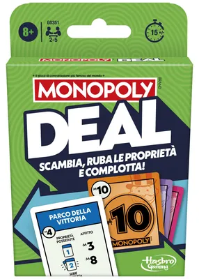 Obrázok produktu pre Hasbro Kartová hra Monopoly Deal, 8 rok / roky, 15 min