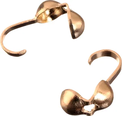 Produktbild von KNORR PRANDELL 216443524 Quetschkalotten Ø 3 mm Metall goldfarben