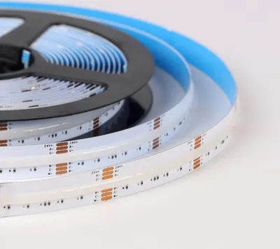 Produktbild von MiBoxer LED COB Strip 24V | 7 Watt/m 168LED/m CRI90 5m Rolle IP20 12mm breit | CSL5N01H | RGB+CCT
