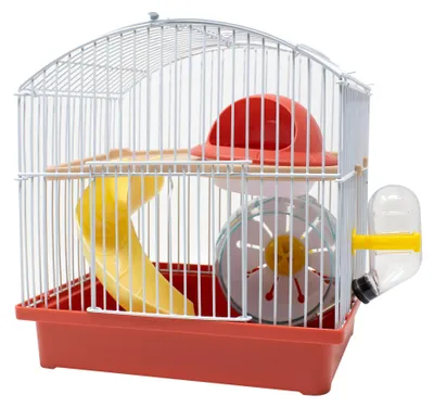 Image de ICA HAM16, grand parc de jeux en métal pour cage, modèle incurvé