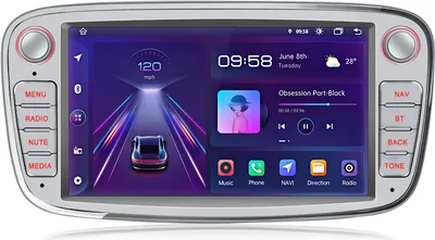 Produktbild von 7''NAVI für Ford Galaxy Focus Kuga WIFI Android12 Radio GPS BT wifi DAB 1+32G 4core