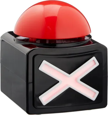 Productafbeelding van Grappige Buzzer Button X met licht en geluid