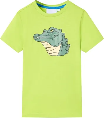 Image de vidaXL T-shirt pour enfants Lime 116