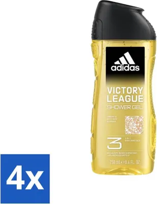 Immagine prodotto di Adidas Gel doccia Victory League 250 ml - Confezione risparmio - 4 pezzi