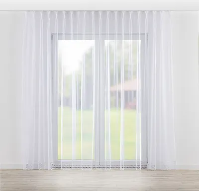 Productafbeelding van Dekoria gordijn met Vlaamse plooien, wit, 300 x 265 cm
