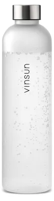Trinkflasche 1L Sportflasche Wasserflasche BPA frei Kohlensäure geeignet Vinsun