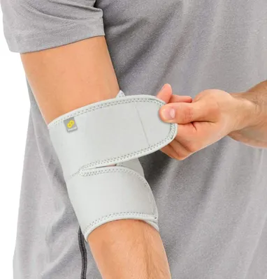 Produktbild von Bracoo ES10 Ellenbogenbandage (grau)