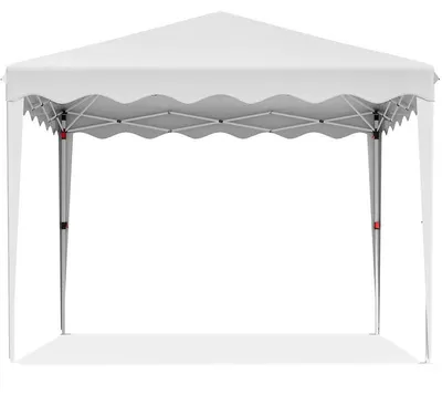 Produktbild von Faltpavillon 3 x 3 m, mit 4 Seitenteilen, UV-Schutz 50+, weiß