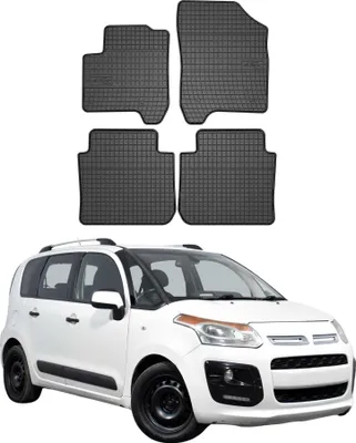 Immagine prodotto di 2008-2017 Citroen C3 Picasso Fußmatten Gummi Schwarz 4 tlg