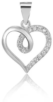 Immagine prodotto di Ciondolo a cuore in argento AGH95