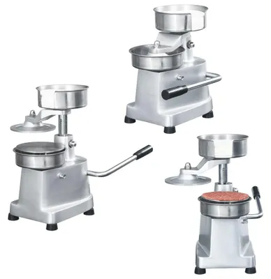 Immagine prodotto di Pressa per hamburger - Macchina per formare hamburger - Stampo per hamburger - Macchina per modellare hamburger - Formina per hamburger - Diametro 130 mm