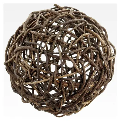 Produktbild von Deko-Kugel aus Rebenholz, Ø 40 cm, rustikal, Gartenkugel, Naturdeko für Wohnzimmer und Balkon, Gartendeko für den Außenbereich