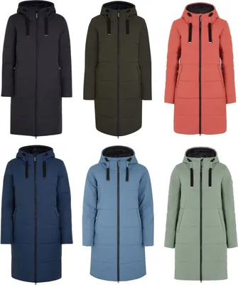 Produktbild von ELKLINE COMFORT Damen Steppmantel Vegan, Größe:38, Farbe:Darkblue