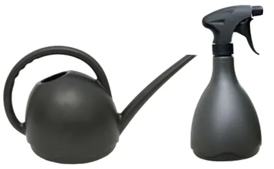 Produktbild von MePla - Set - Gießkanne Meduza + Sprüher - anthrazit