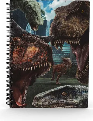 Produktbild von SD Toys Jurassic World Notizbuch mit 3D-Effekt Selfie