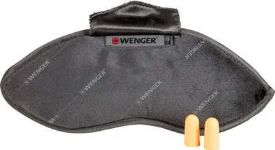 Obrázok produktu pre Maska na oči a špunty do uší WENGER čierna