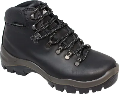 Immagine prodotto di Grisport - Scarpe da trekking da uomo "Peaklander", pelle cerata GS117 (42 EU) (Nero)