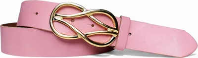 Produktbild von Ledergürtel Damen Echtleder 4 cm, goldene Schmuckschnalle, vergoldet FRONHOFER